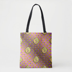 Leo & Metal Rooster Tote Bag