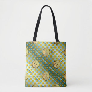 Leo & Metal Snake Tote Bag