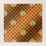 Leo & Metal Tiger Jigsaw Puzzle<br><div class="desc">For those born under the sign of Leo in the Year of the Metal Tiger.</div>