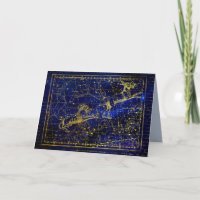 leo minor constellation greeting card