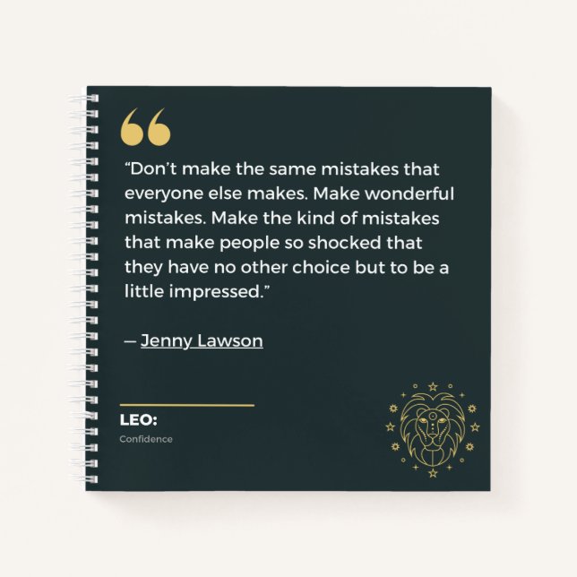 LEO notebook (Front)