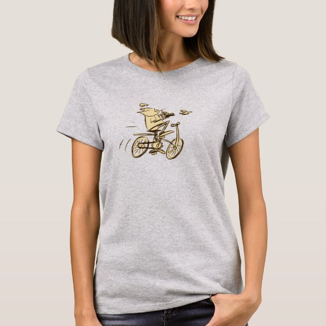 leo on bike T-Shirt (Front)
