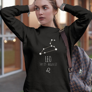 Leo   Personalised Zodiac Constellation Sweatshirt