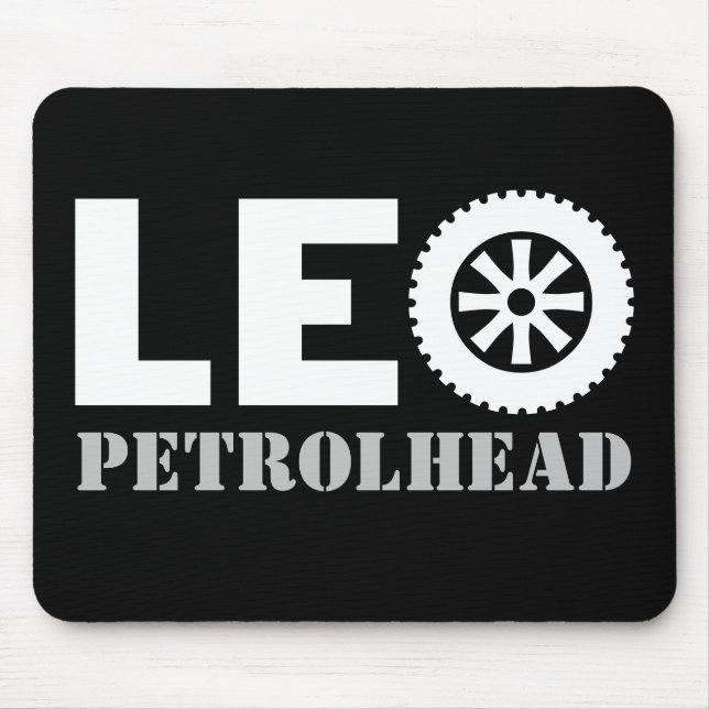 Leo Petrol Head Mouse Pad (Front)