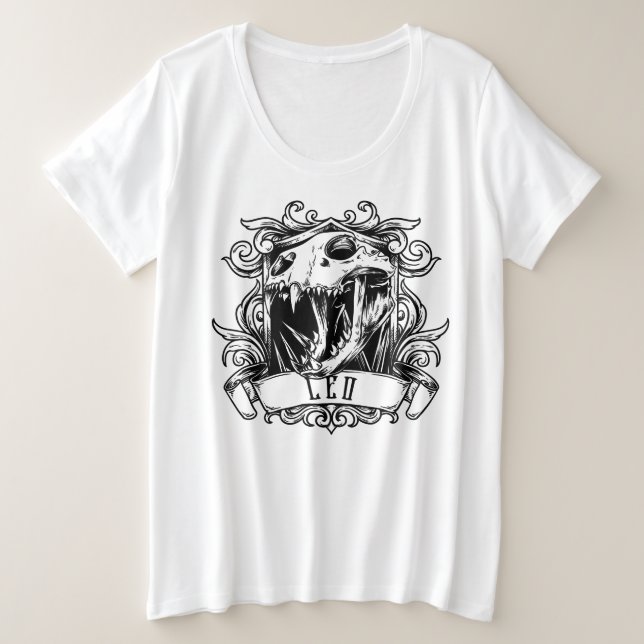 Leo Plus Size T-Shirt (Design Front)