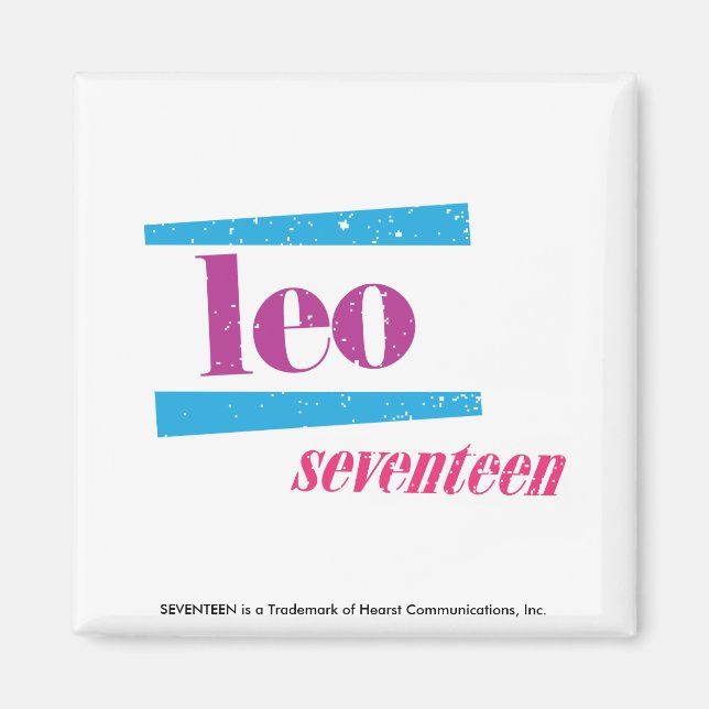 Leo Purple Magnet (Front)
