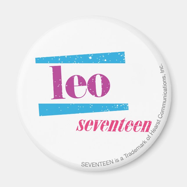 Leo Purple Magnet (Front)