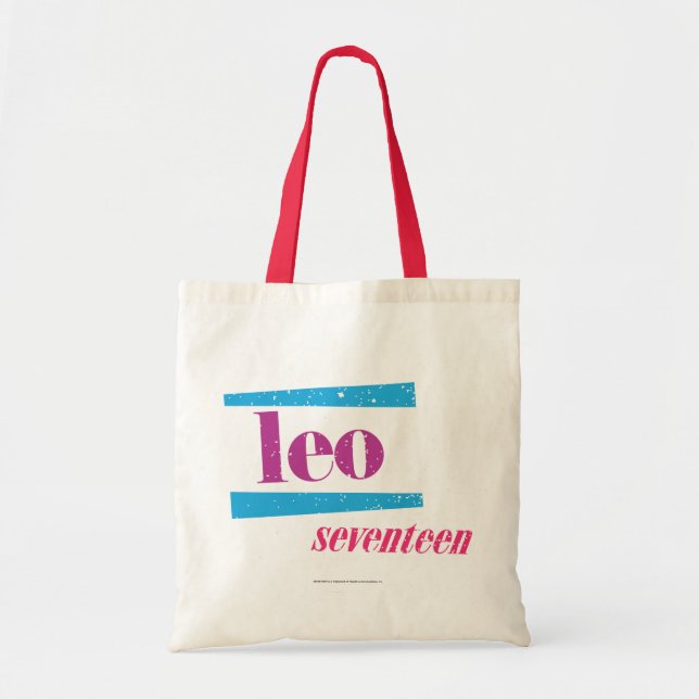 Leo Purple Tote Bag (Front)