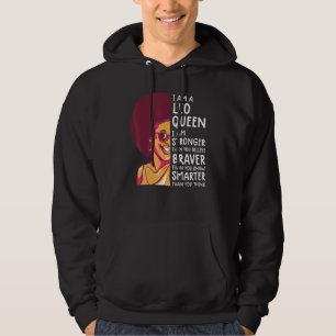 Leo Queen For Women Astrology Zodiac Girls Leo 1 Hoodie