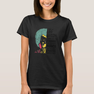 Leo Queen For Women Astrology Zodiac Girls Leo 8 T-Shirt