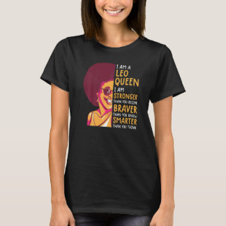 Leo Queen For Women Astrology Zodiac Girls Leo T-Shirt