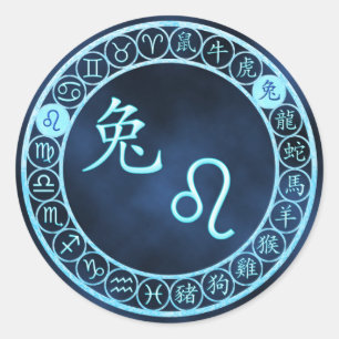 Leo/Rabbit Classic Round Sticker