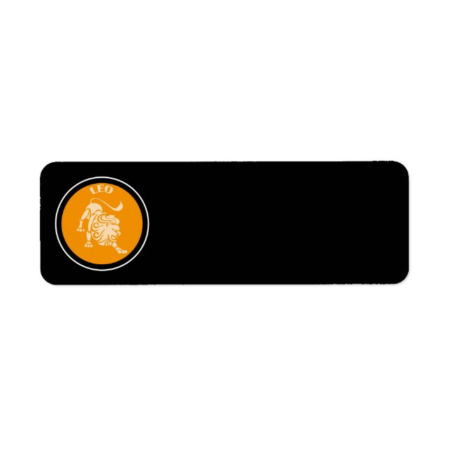 Leo Return Address Label (Front)