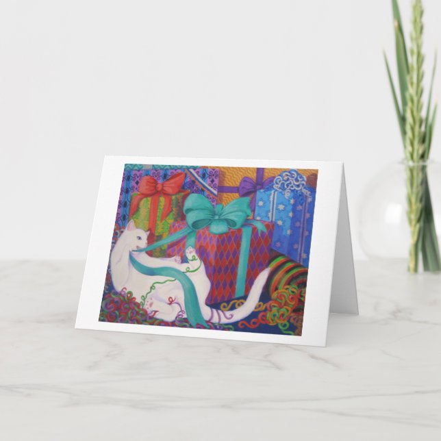 Leo Shreds the Holidays Card (Front)