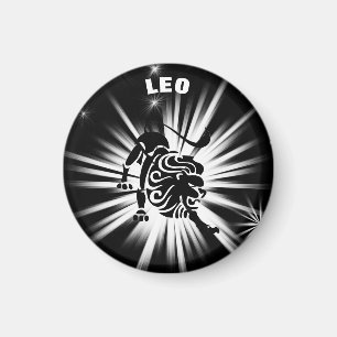 Leo sign magnet