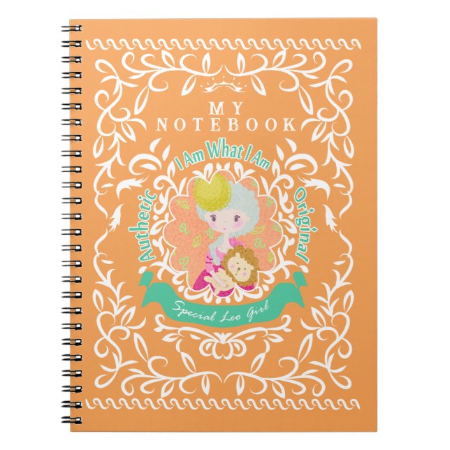 Leo Sign. Notebook (Front)