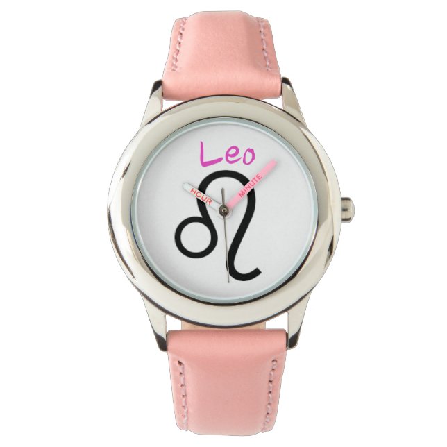 Leo Sign of the Zodiac. Childrens Watches. Watch (Front)