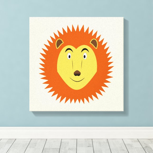 Leo Star Sign Lion Birthday (Insitu(Wood Floor))