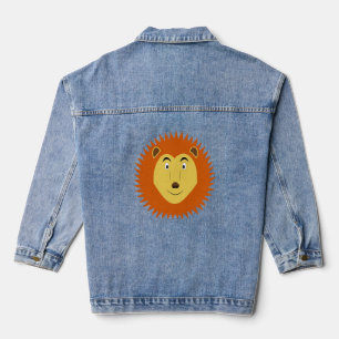 Leo Star Sign Lion Birthday Denim Jacket