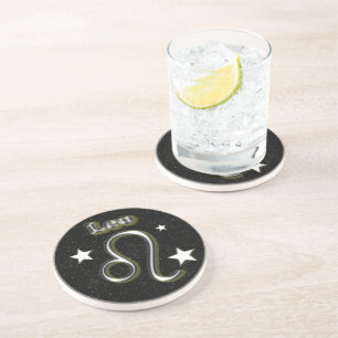 Leo symbol coaster