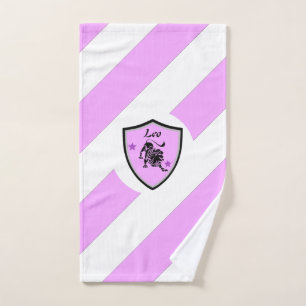 Leo symbol hand towel