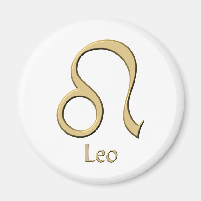 Leo symbol magnet (Front)