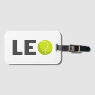 Leo Tennis Luggage Tag