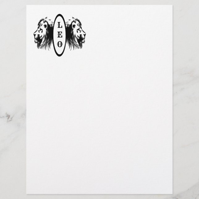 Leo the Lion Bookended Zodiac (Front)