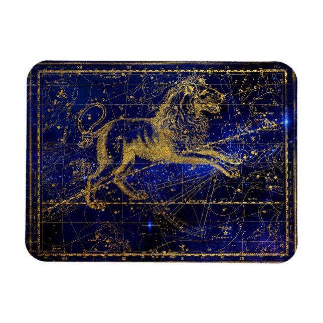 leo the lion constellation magnet (Horizontal)