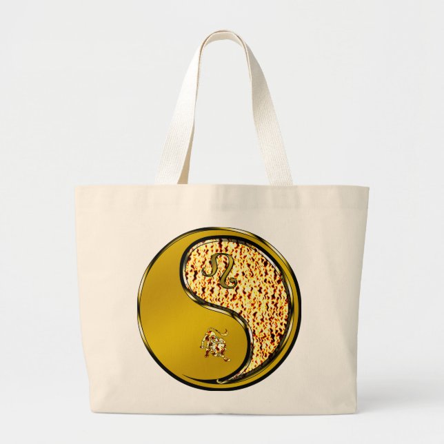 Leo the Lion Large Tote Bag (Front)