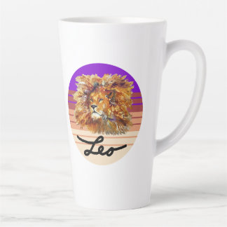 LEO THE LION LATTE MUG TEMPLATE