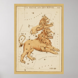Leo The Lion - Vintage Sign of the Zodiac Image