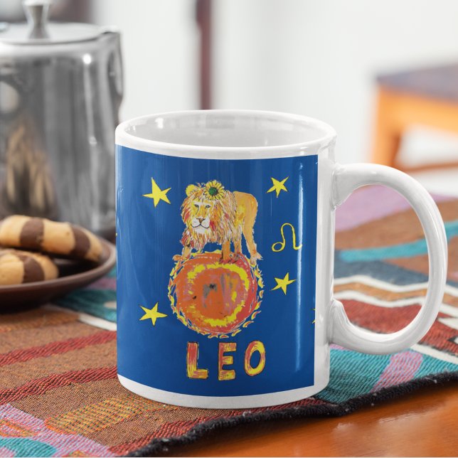 Leo the Lion zodiac sign coffee mug (Creator Uploaded)