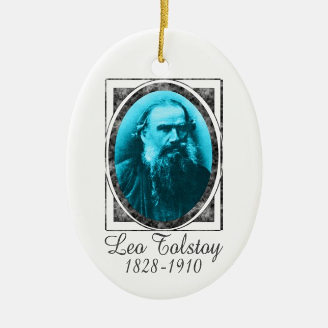 Leo Tolstoy Ornament (Front)
