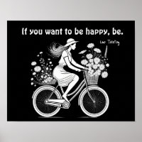 Leo Tolstoy quote If you want to be happy, be