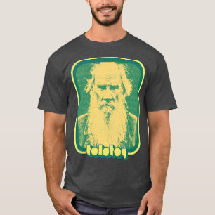 Leo Tolstoy Retro Aesthetic Fan Art T-Shirt