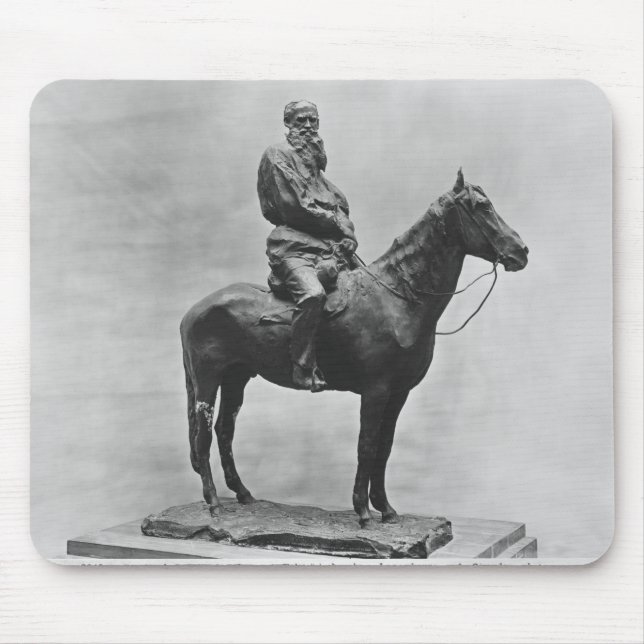 Leo Tolstoy riding Delire Mouse Pad (Front)