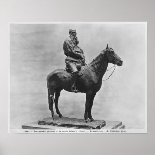 Leo Tolstoy riding Delire Poster