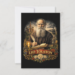 Leo Tolstoy Thank You Card