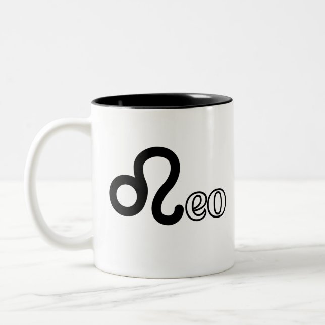 Leo Two-Tone Coffee Mug (Left)