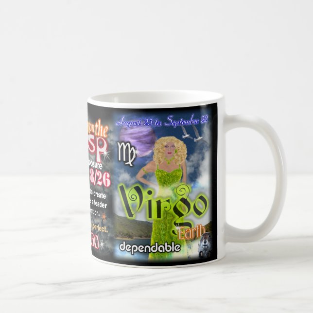 Leo Virgo cusp astrology Coffee Mug (Right)