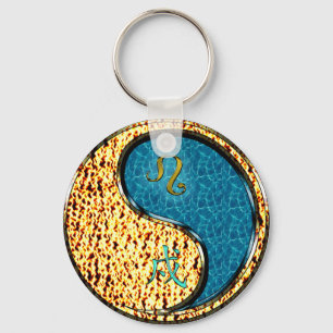 Leo & Water Dog Key Ring