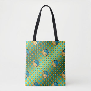 Leo & Water Dog Tote Bag