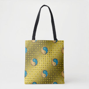 Leo & Water Dragon Tote Bag