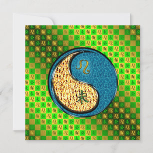 Leo & Water Goat Card