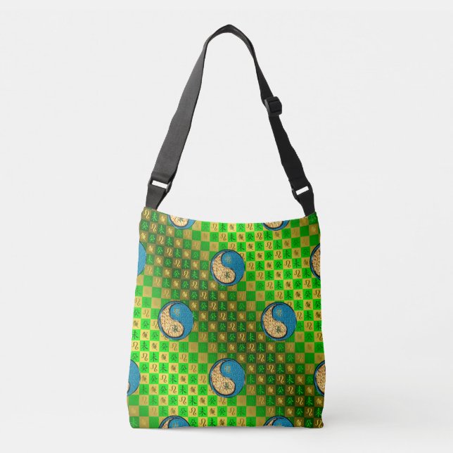 Leo & Water Goat Crossbody Bag (Front)
