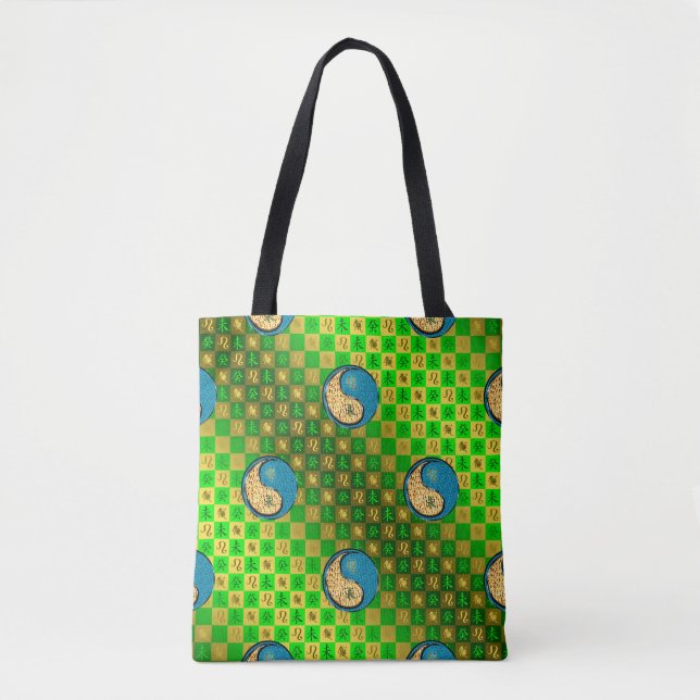 Leo & Water Goat Tote Bag (Front)