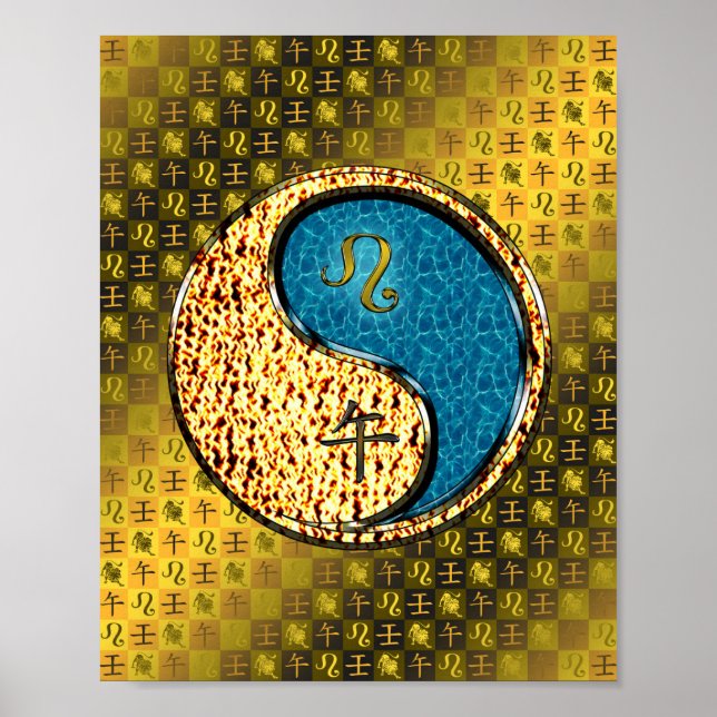 Leo & Water Horse Poster (Front)