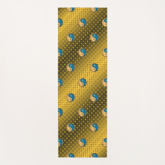 Leo & Water Horse Yoga Mat (Front)