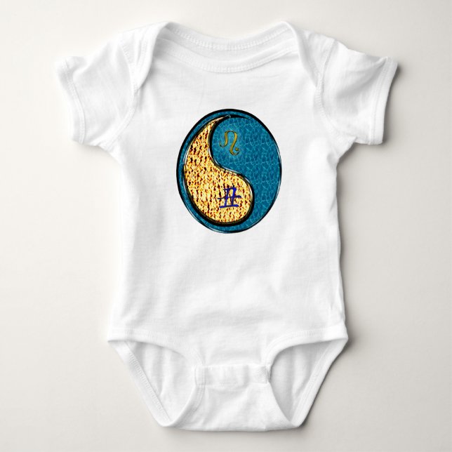 Leo & Water Ox Baby Bodysuit (Front)